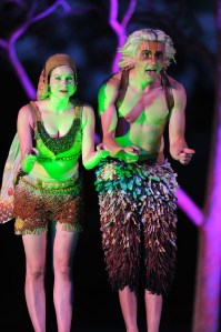 A Midsummer Night's Dream - Mustard Seed (Mia Landgren) and Puck (Arky Elston)