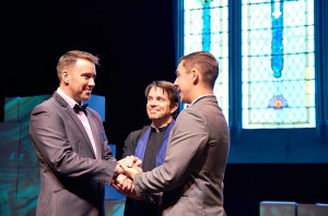 Spencer McLaren, Brett Whittingham and Luke Jacka in StandingOnCeremony Photo Credit - John Shelbourn